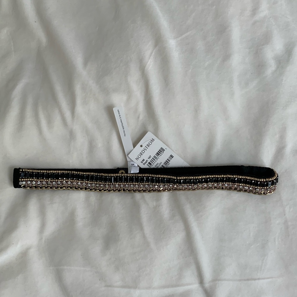 GLINT New Beaded and Sequin Waist Belt